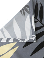 Home Sizzler Grey Printed 144 TC 1 Queen Bedsheet with 2 Pillow Covers | Grocsy