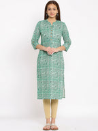 HERE&NOW Paisley Printed Straight Kurta | Grocsy