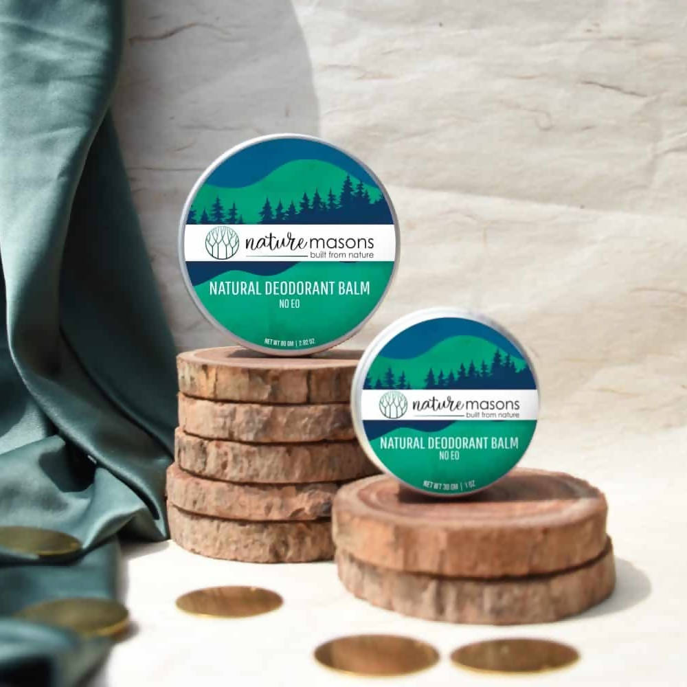 Nature Masons Unscented Natural Deodorant Balm | Grocsy