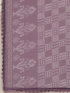 Tikhi Imli Mauve Batik Saree With Chikankari Lace | Grocsy