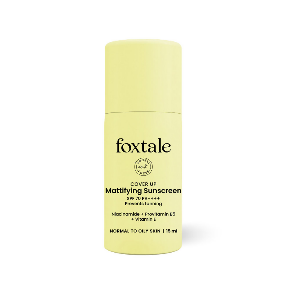 Foxtale SPF 70 Gel-Cream Sunscreen for Oily Skin with PA++++ & Niacinamide | Grocsy