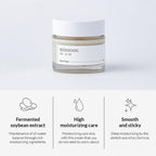 Mixsoon Bean Cream, Deep Hydration, Brightens Dull Skin & Nourishes with Fermented Beans | Grocsy