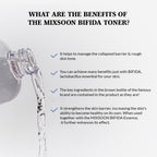 Mixsoon Bifida Toner, Strengthens Skin Barrier & Repairs Damaged Skin with Probiotics | Grocsy