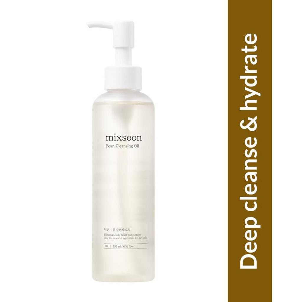 Mixsoon Korean Bean Cleansing Oil, Removes Makeup, Nourishes & Hydrates Skin | Grocsy