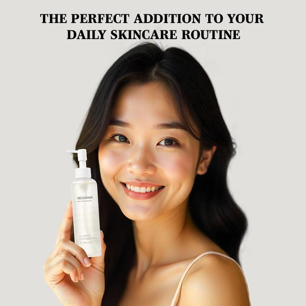 Mixsoon Korean Bean Cleansing Oil, Removes Makeup, Nourishes & Hydrates Skin | Grocsy