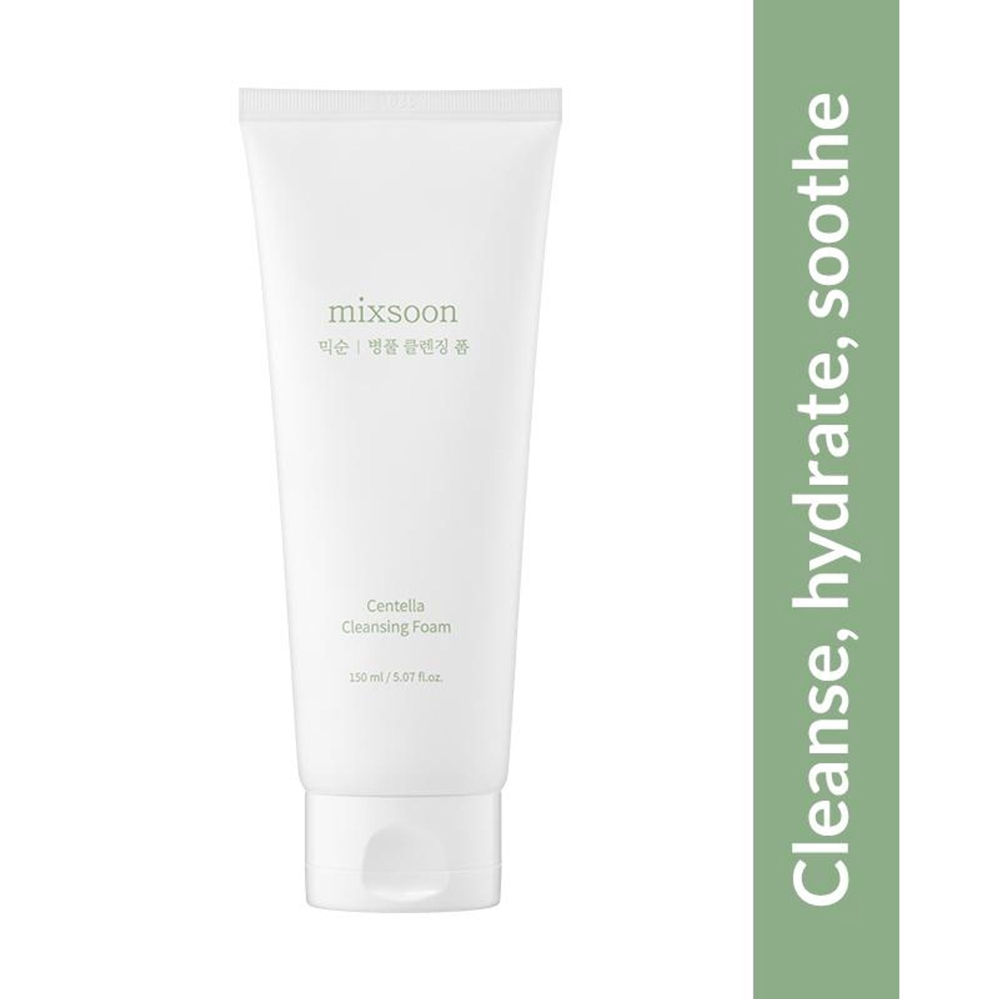 Mixsoon Centella Cleansing Foam, Gentle Face Wash for Redness & Acne-Prone Sensitive Skin | Grocsy