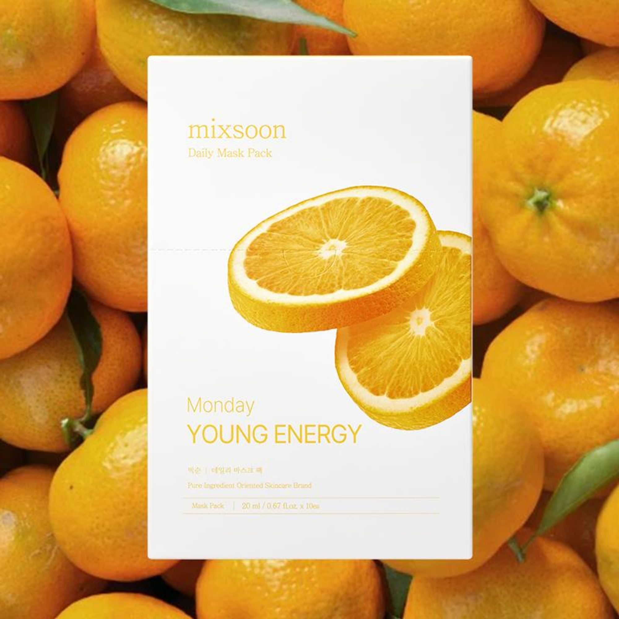 Mixsoon Daily Mask Pack Monday, Calms, Hydrates & Soothes Dry Skin Sheet Mask | Grocsy