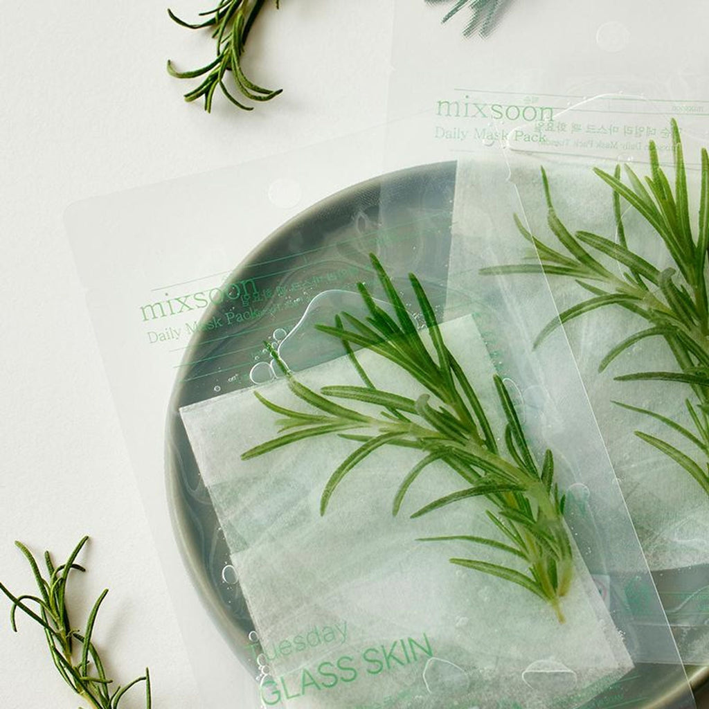 Mixsoon Daily Mask Pack Tuesday, Revitalizes, Brightens & Energizes Tired Skin Sheet Mask | Grocsy