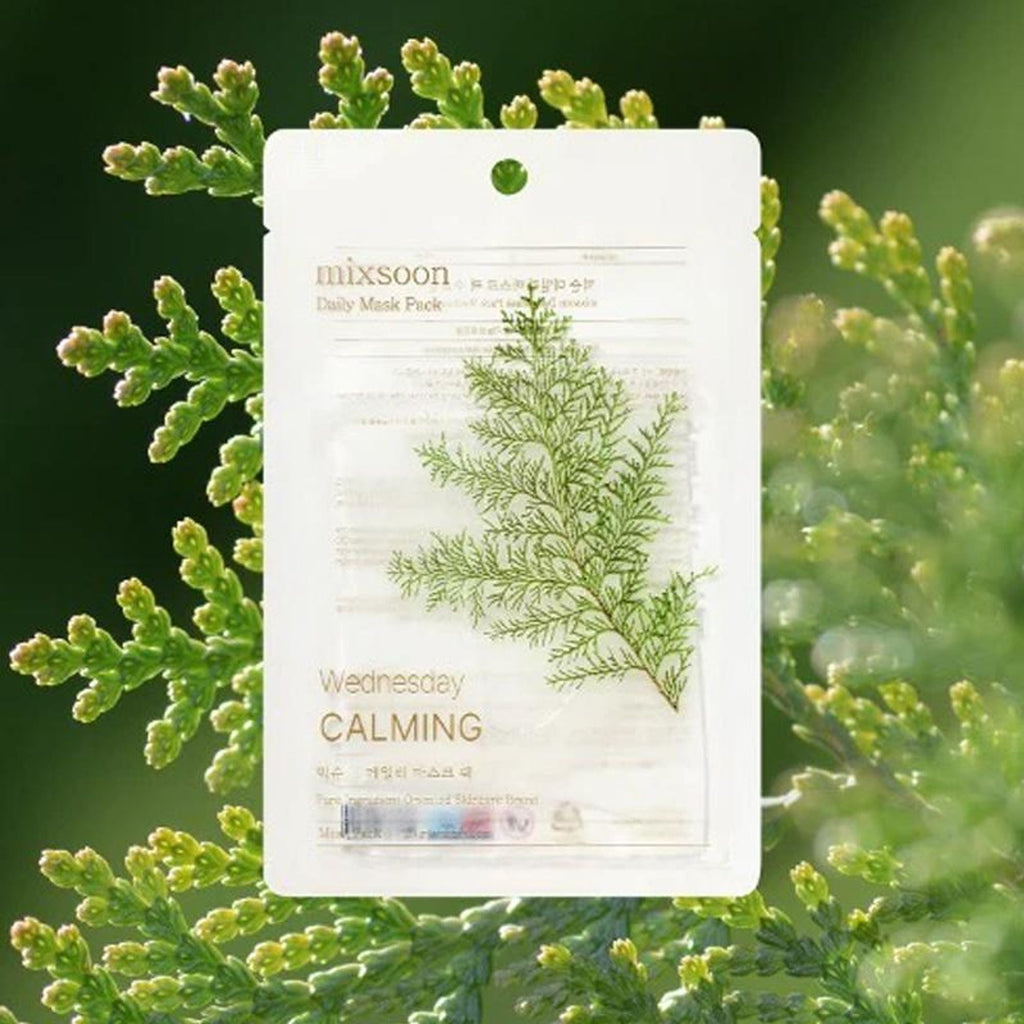 Mixsoon Daily Mask Pack Wednesday, Soothes, Hydrates & Strengthens Skin Barrier Sheet Mask | Grocsy