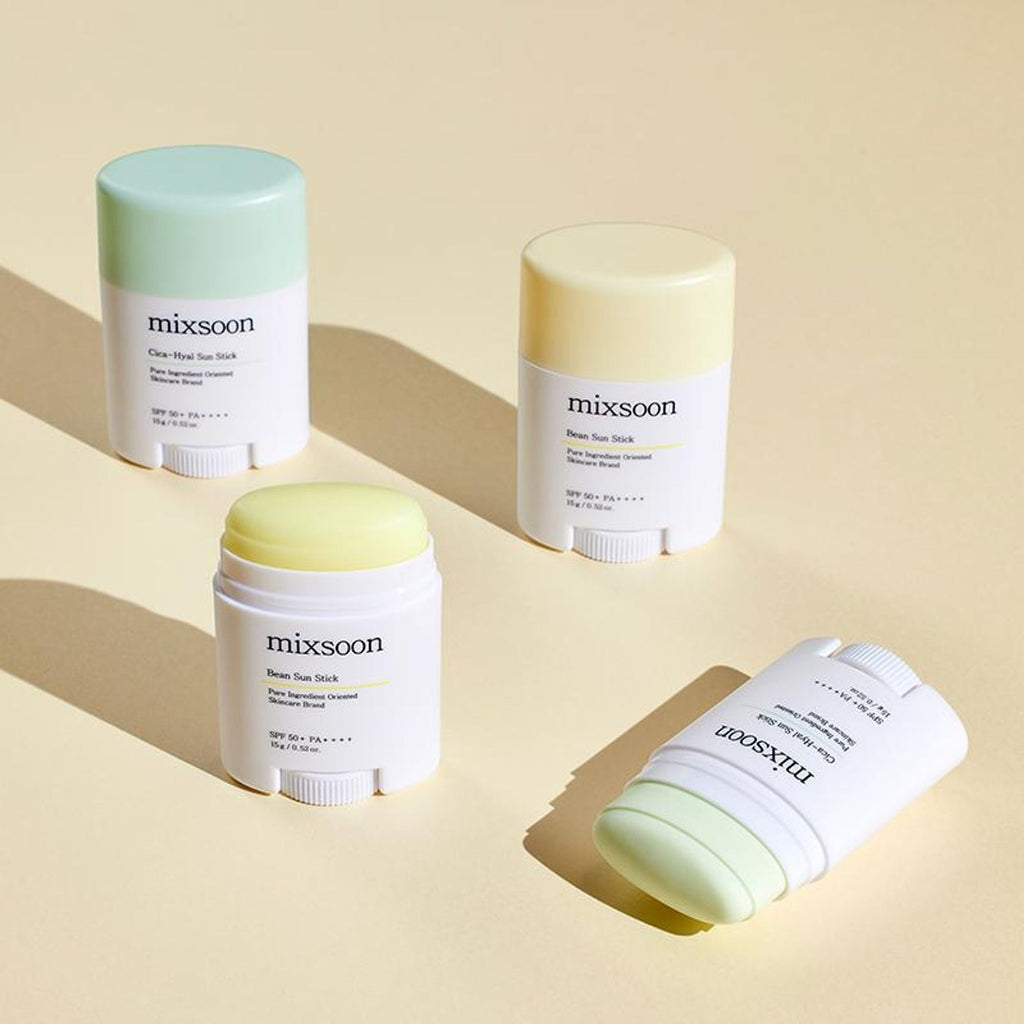 Mixsoon Bean Sun Stick SPF 50+ PA++++, Protects & Nourishes with Fermented Bean Extract | Grocsy