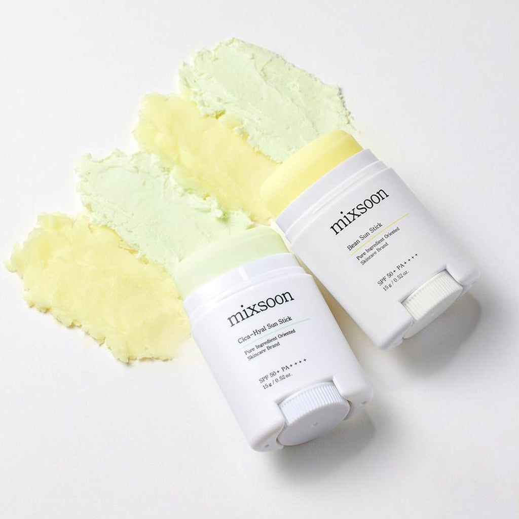 Mixsoon Cica-Hyal Sun Stick SPF 50+ PA++++, Soothes & Protects with Cica & Hyaluronic Acid | Grocsy