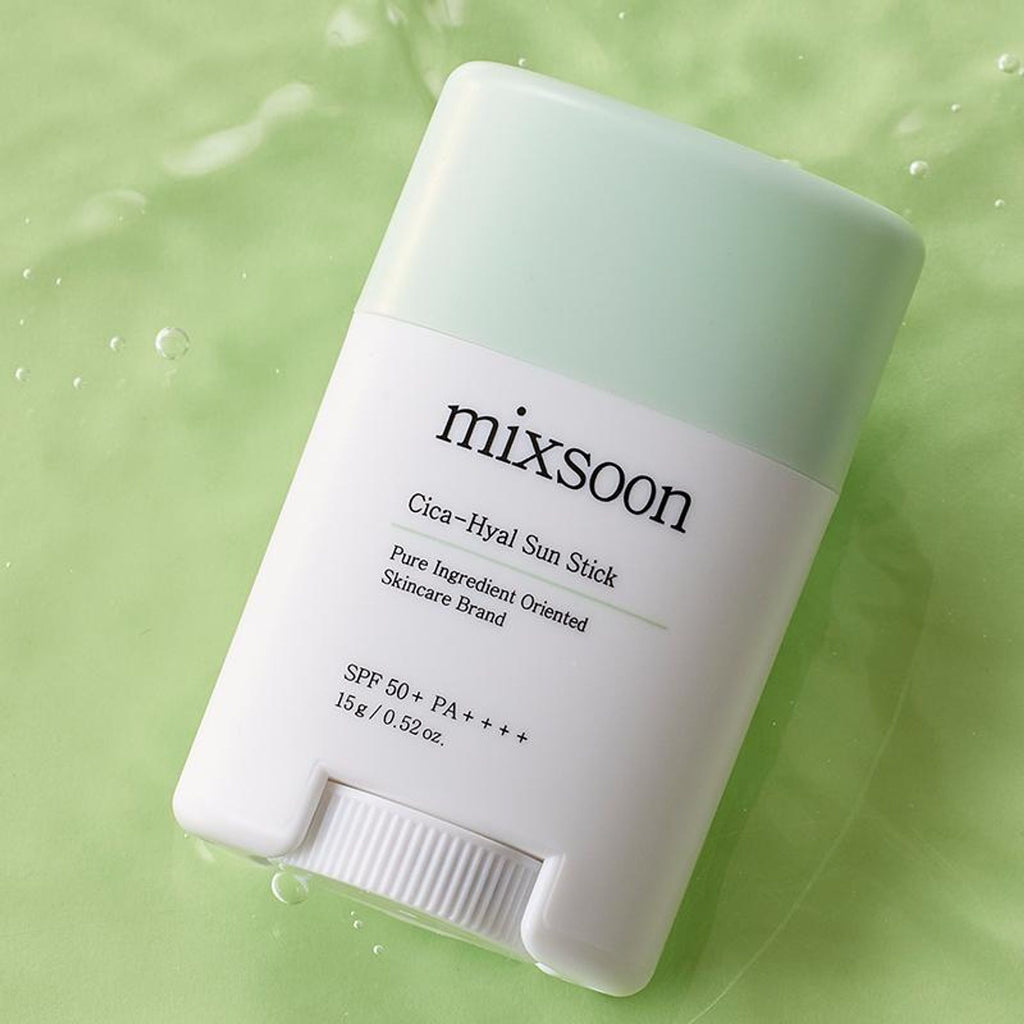 Mixsoon Cica-Hyal Sun Stick SPF 50+ PA++++, Soothes & Protects with Cica & Hyaluronic Acid | Grocsy