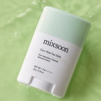 Mixsoon Cica-Hyal Sun Stick SPF 50+ PA++++, Soothes & Protects with Cica & Hyaluronic Acid | Grocsy