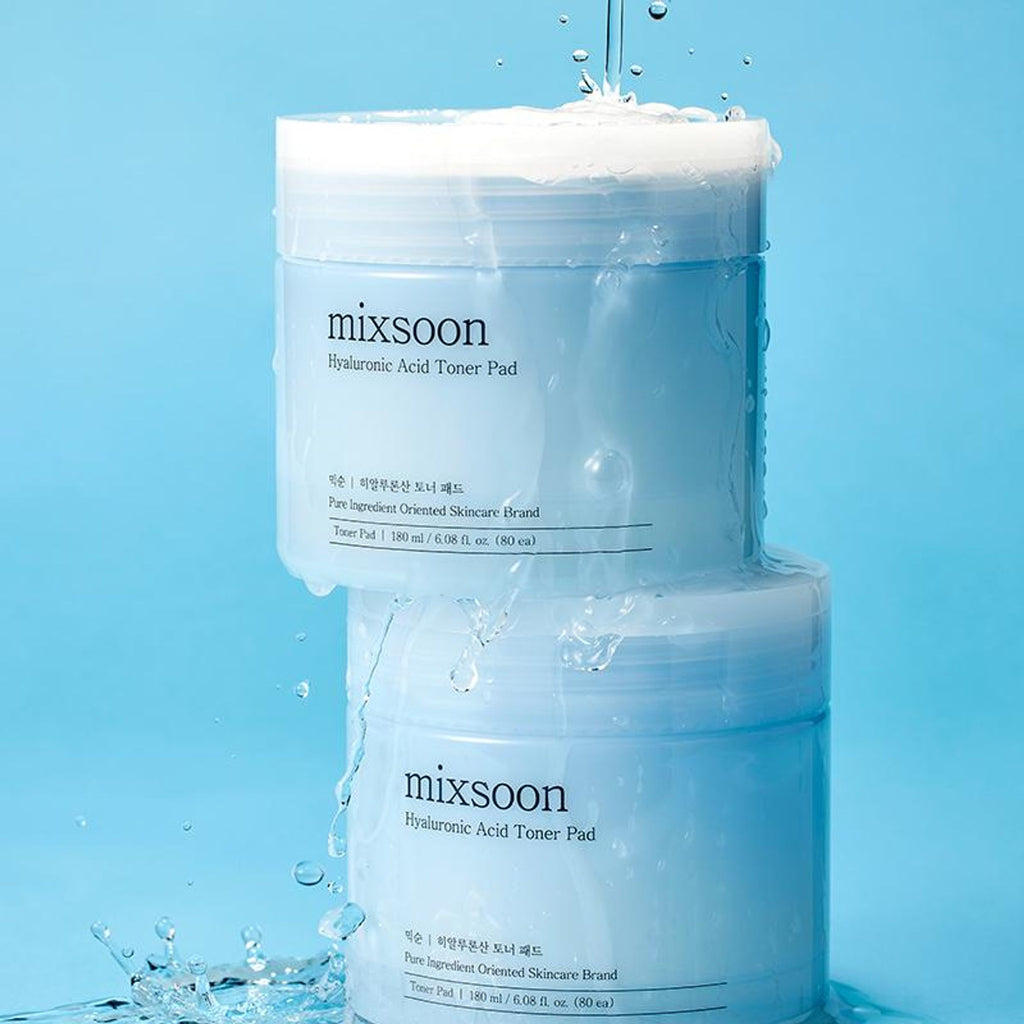 Mixsoon Hyaluronic Acid Toner Pad, Hydrates, Plumps & Soothes Skin | Grocsy