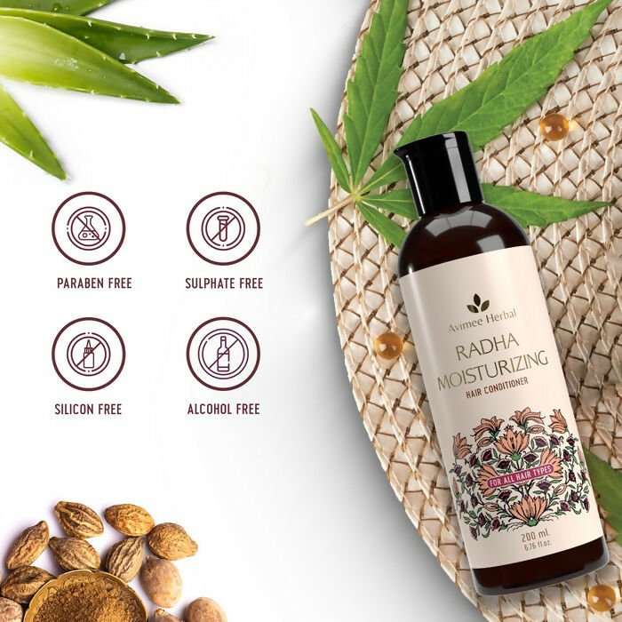 Avimee Herbal Radha Moisturizing Hair Conditioner | Grocsy