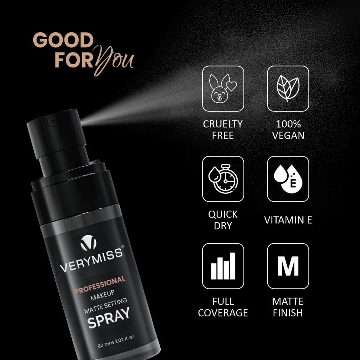 VERYMISS Professional Makeup Matte Setting Spray | Grocsy