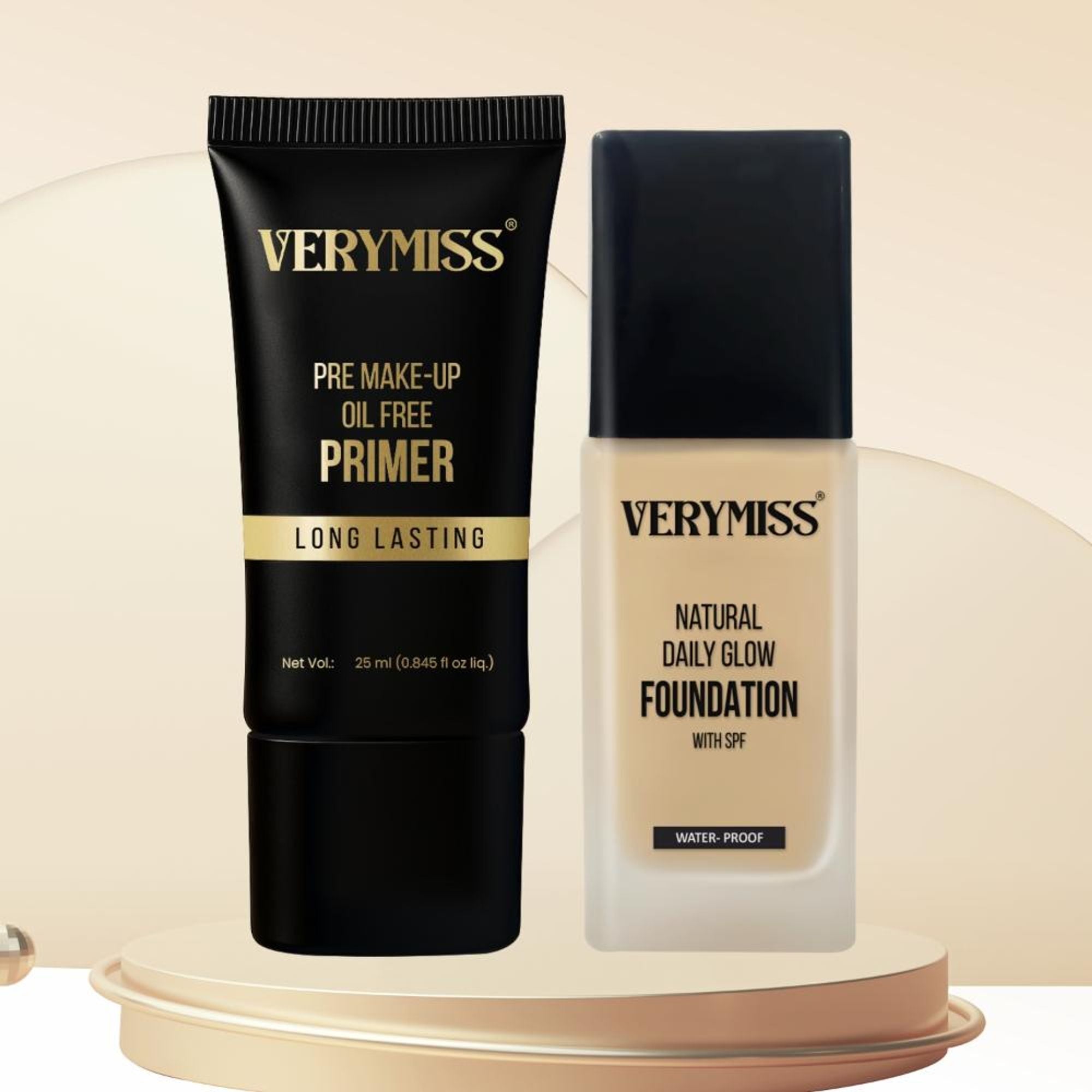Verymiss Foundation + Oil Free Primer Fair Tone (VMFD06-01, VMPR02) | Grocsy