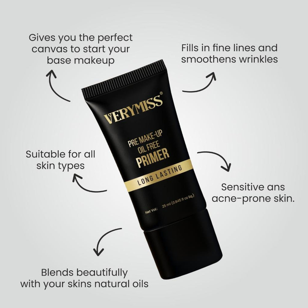 Verymiss Foundation + Oil Free Primer Medium Tone (VMFD06-03, VMPR02) | Grocsy