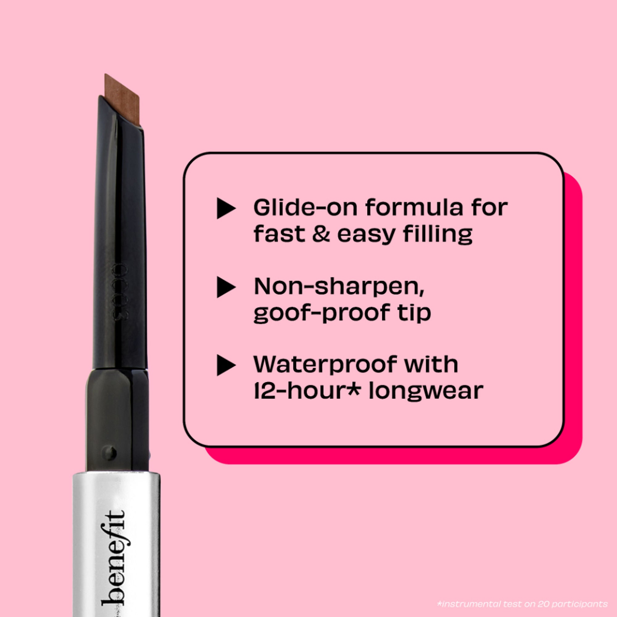 Benefit Cosmetics Goof Proof Eyebrow Pencil - 05 Warm Black Brown | Grocsy