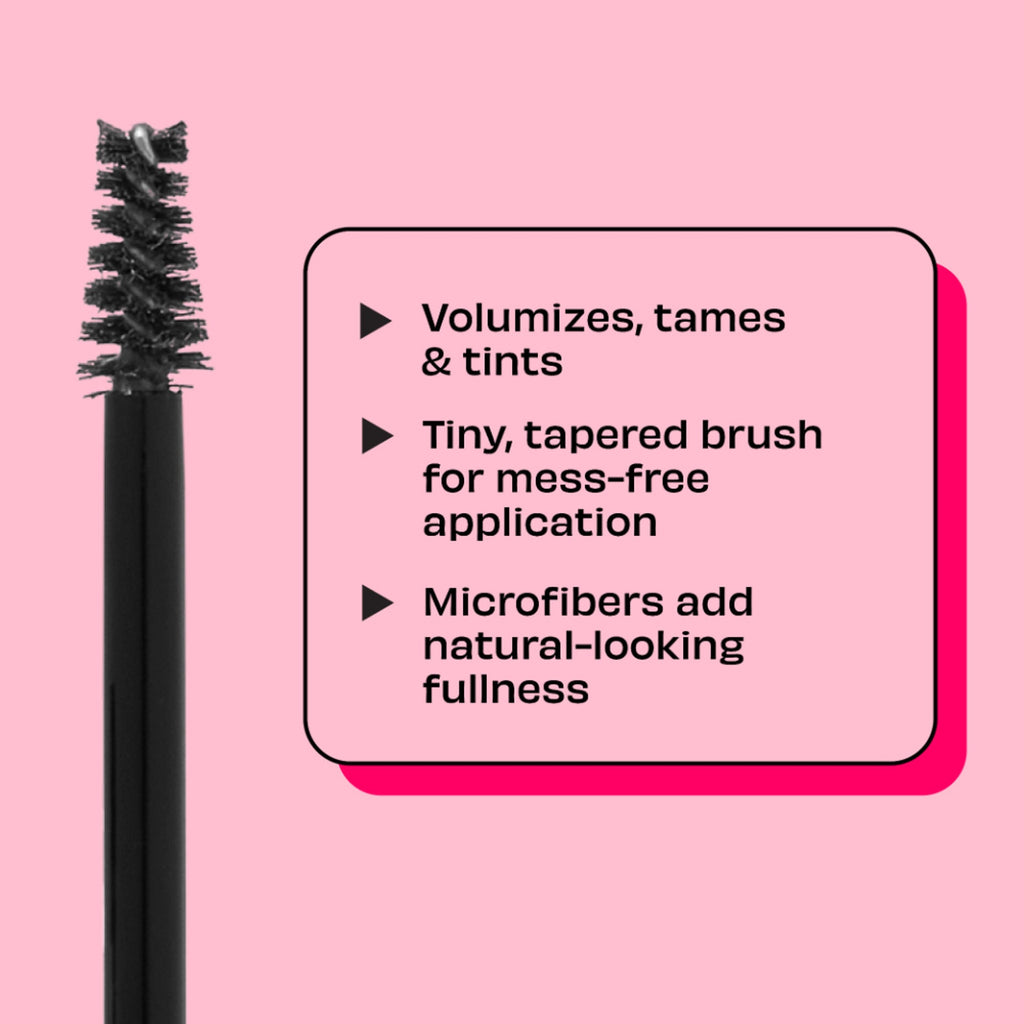 Benefit Cosmetics Gimme Brow+ Brow-Volumizing Fiber Gel Mini - 6 Warm Black-Brown | Grocsy