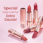Swiss Beauty More Than Glitter Lipstick - 3 Glimmer Coral | Grocsy