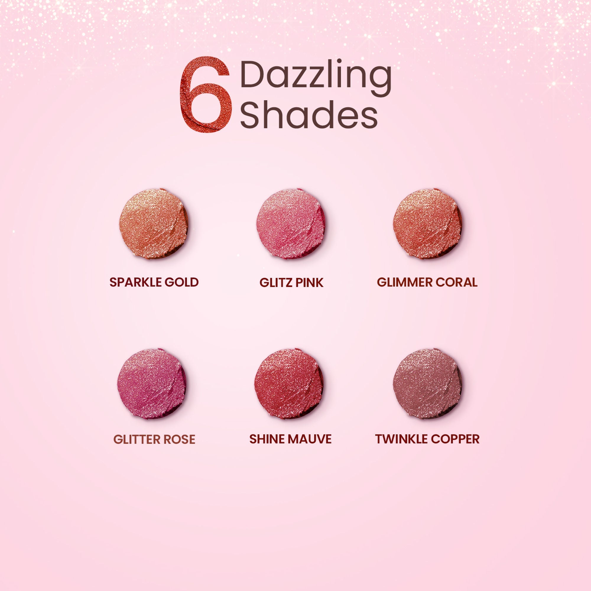 Swiss Beauty More Than Glitter Lipstick - 3 Glimmer Coral | Grocsy