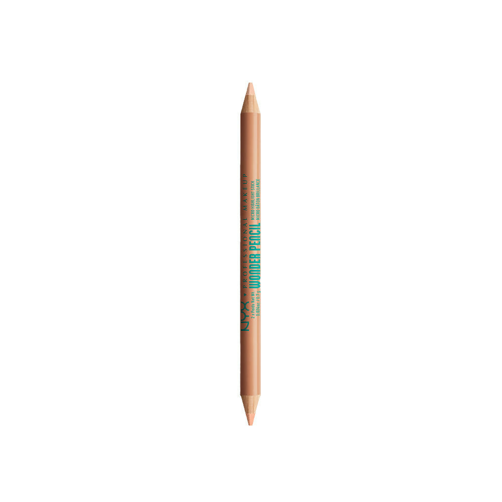 NYX Professional Makeup Wonder Pencil Micro Highlighter Duo Pencil - Medium Peach | Grocsy
