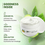 Plum Avocado Hair Mask For Dry and Frizzy Hair | Grocsy