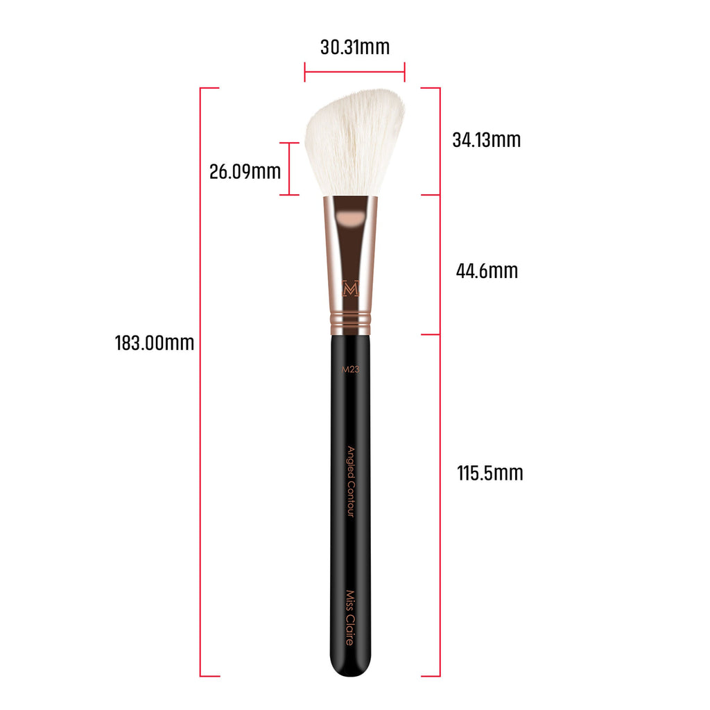 Miss Claire M23 - Angled Contour Brush - Rose Gold | Grocsy