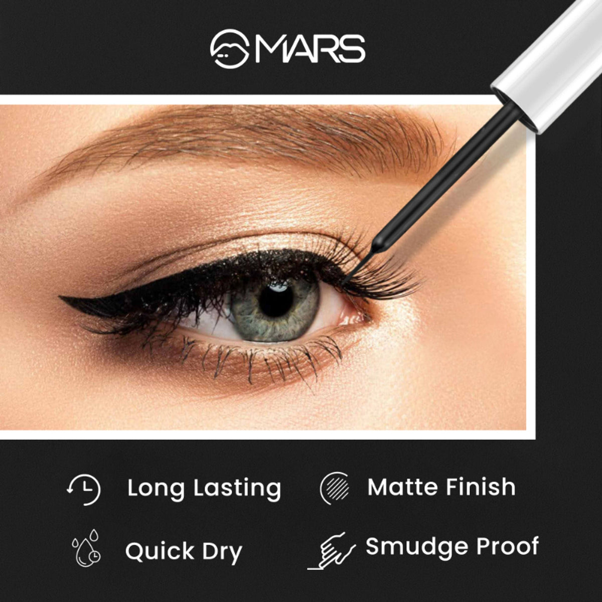 MARS Cosmetics Free Flow Liquid Eyeliner | Grocsy