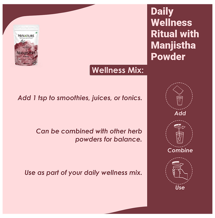 Minature Manjistha Organic Powder | Grocsy