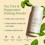 Juicy Chemistry Organic Dusting Powder Fortified With Tea Tree & Peppermint | Grocsy
