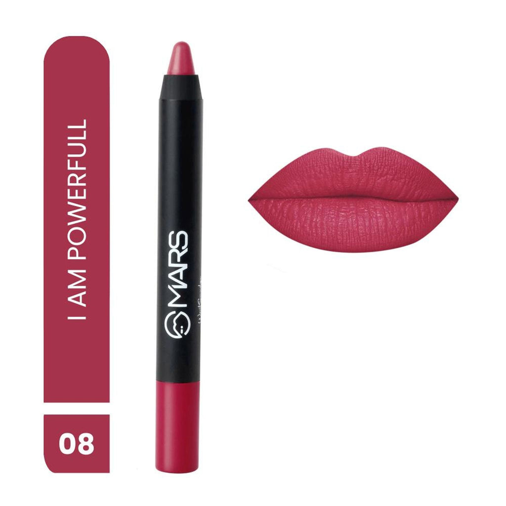 MARS Cosmetics Won't Smudge Won't Budge Lip Crayon - I Am Powerful | Grocsy