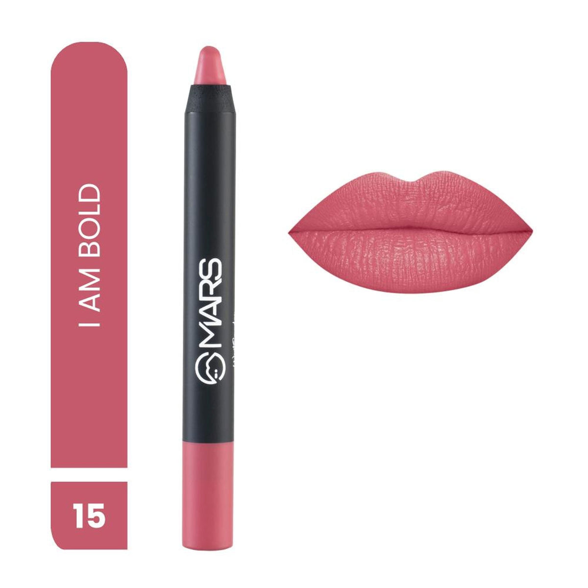 MARS Cosmetics Won't Smudge Won't Budge Lip Crayon - I Am Bold | Grocsy