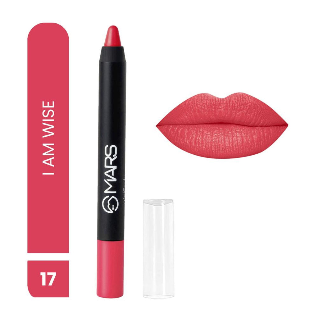 MARS Cosmetics Won't Smudge Won't Budge Lip Crayon - I Am Wise | Grocsy