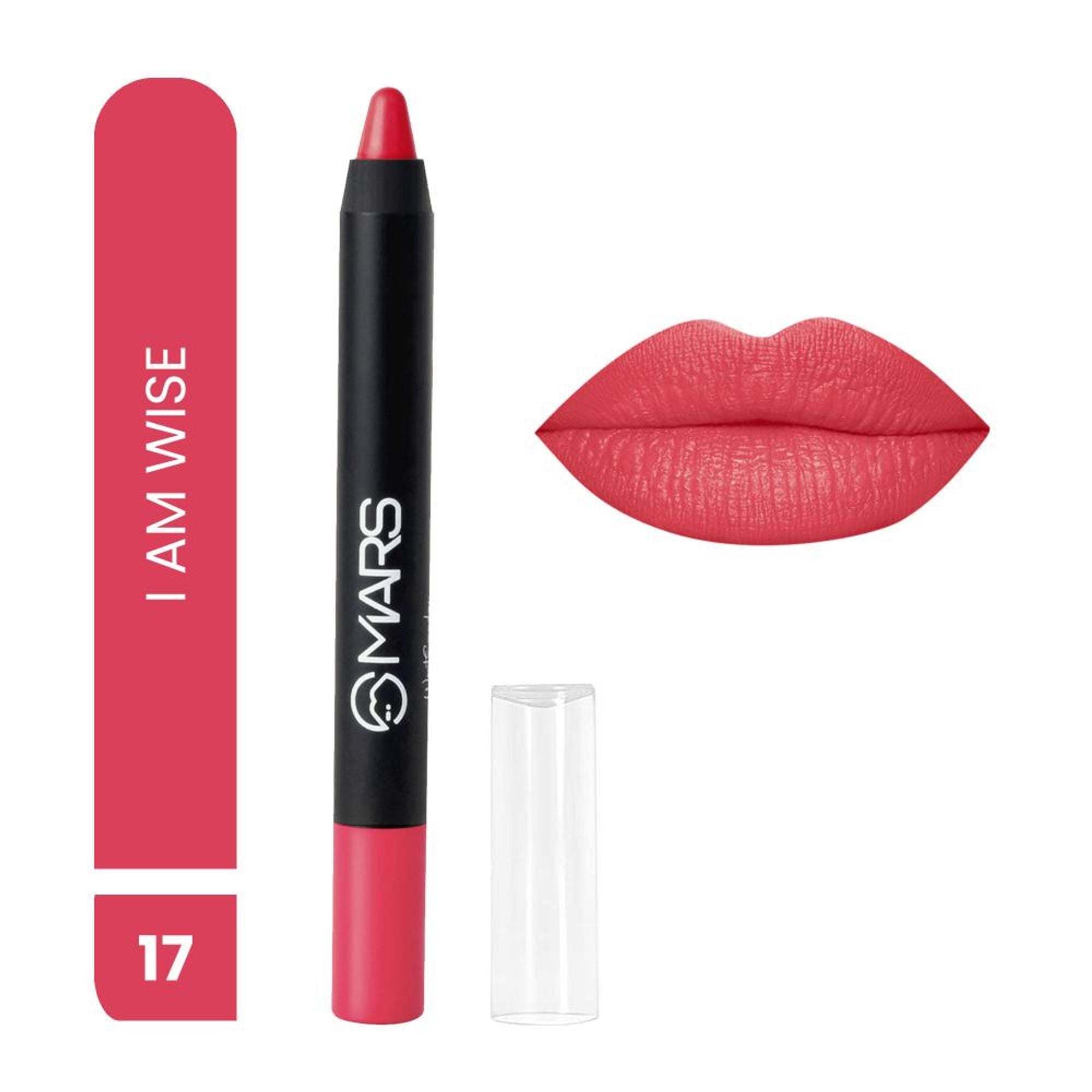 MARS Cosmetics Won't Smudge Won't Budge Lip Crayon - I Am Wise | Grocsy