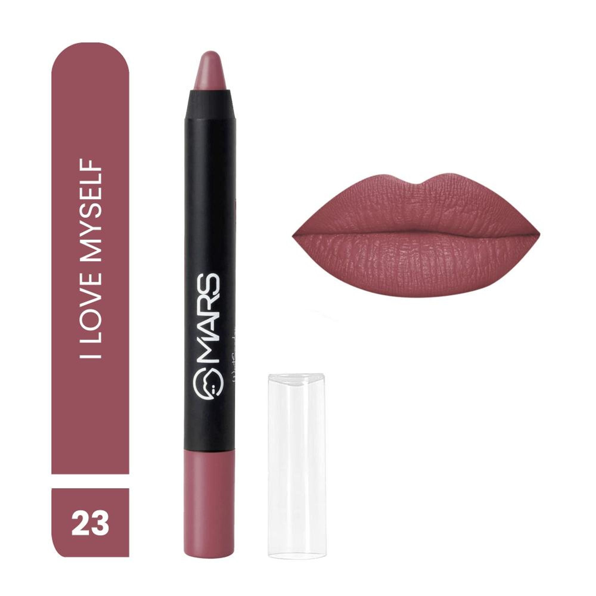 MARS Cosmetics Won't Smudge Won't Budge Lip Crayon - I Am Cute | Grocsy