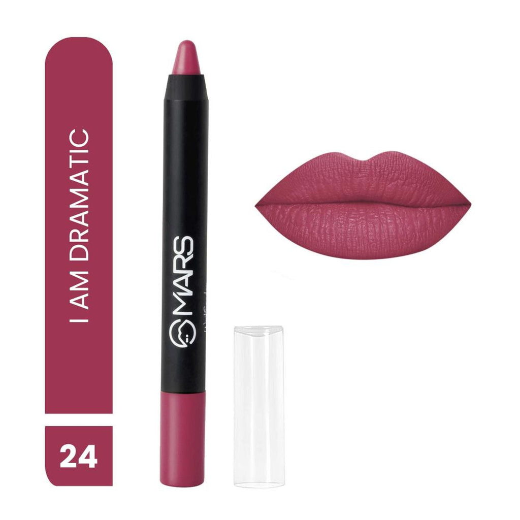 MARS Cosmetics Won't Smudge Won't Budge Lip Crayon - I Am Dramatic | Grocsy