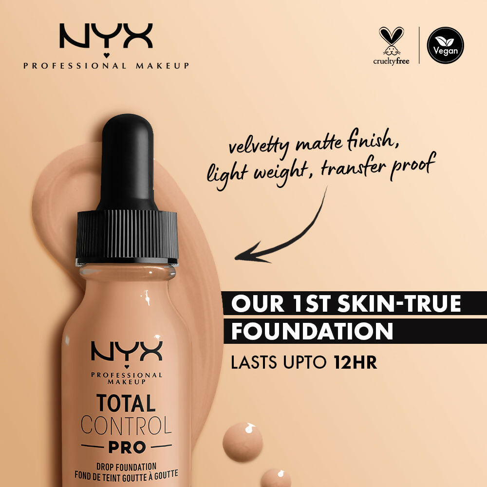 NYX Professional Makeup Total Control Pro Drop Foundation - Nude | Grocsy