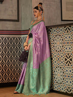 Saree Mall Woven Design Zari Silk Blend Kanjeevaram Sarees | Grocsy