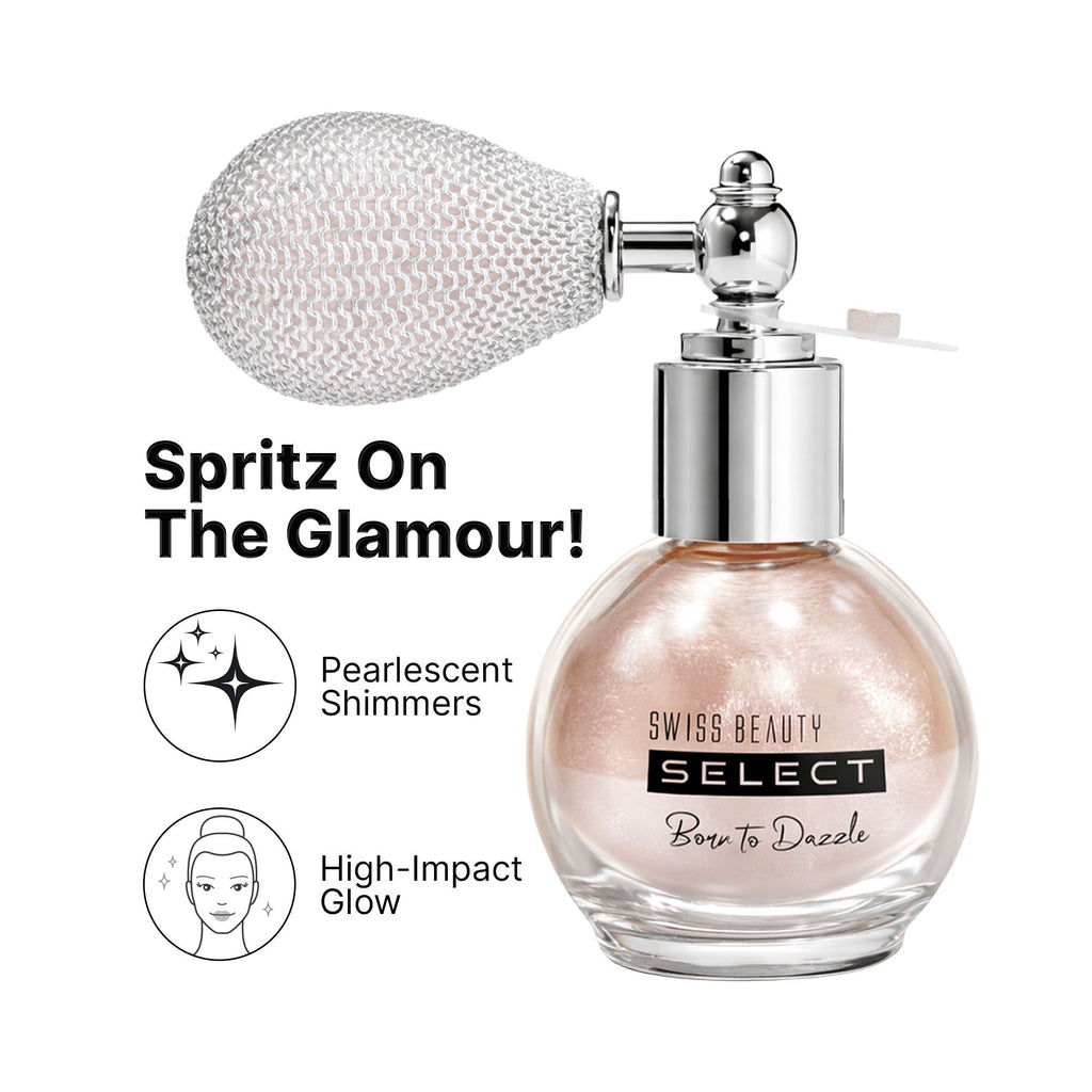 Swiss Beauty Select Born To Dazzle Glitter Spray | Grocsy