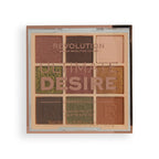 Makeup Revolution Ultimate Desire Shadow Palette - Stripped Khaki | Grocsy