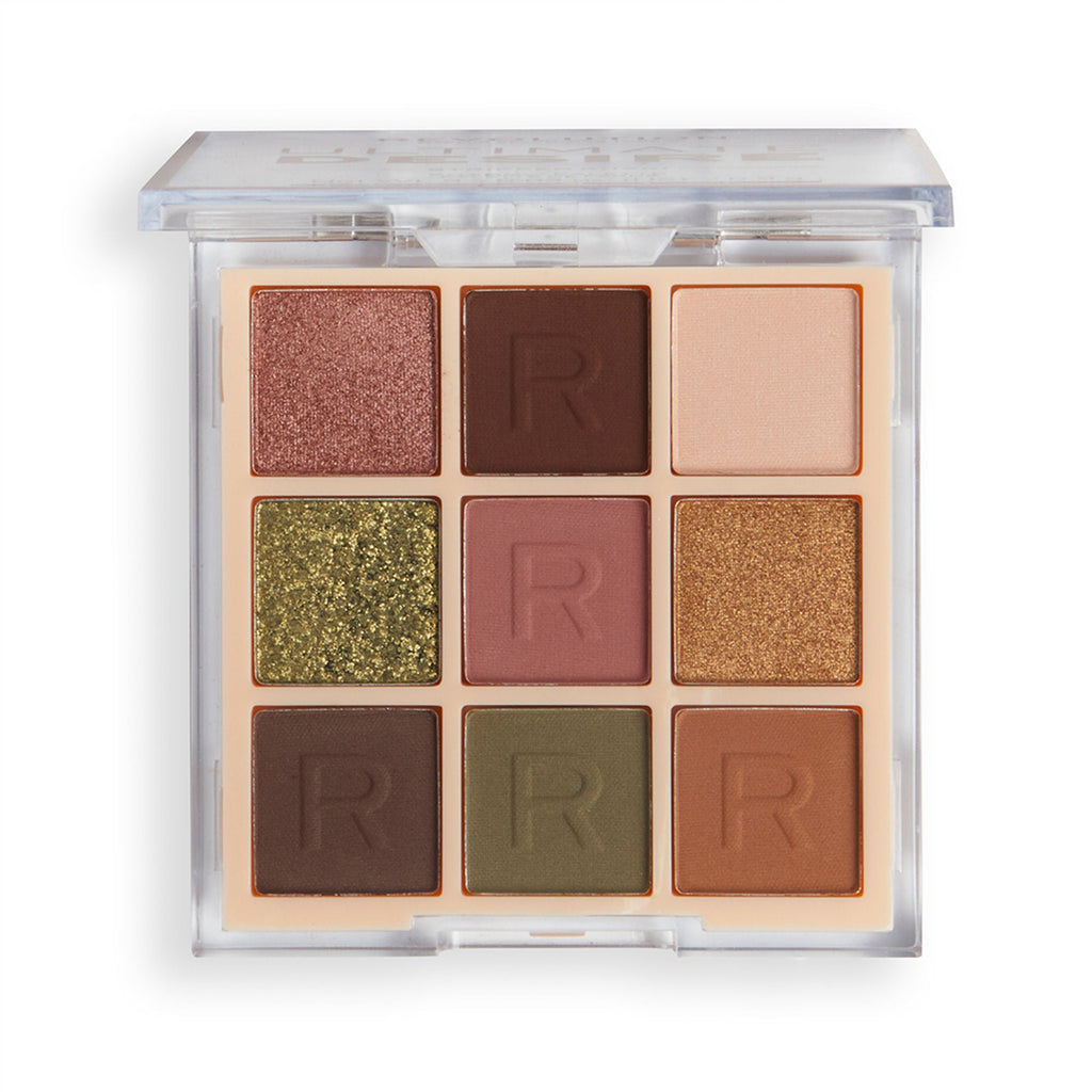 Makeup Revolution Ultimate Desire Shadow Palette - Stripped Khaki | Grocsy