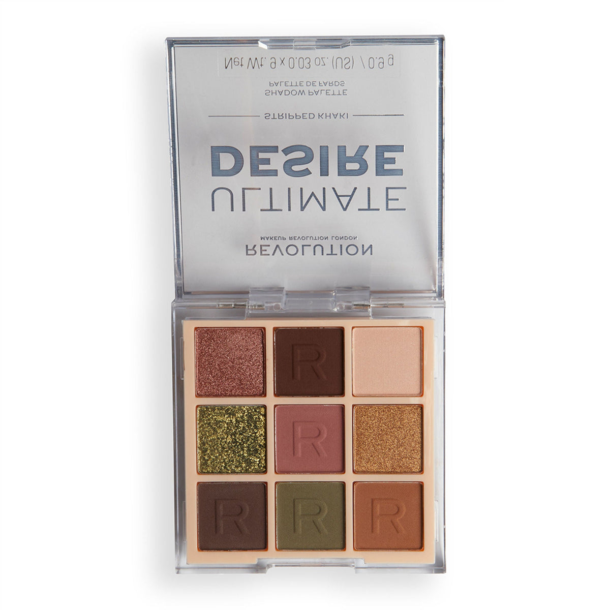 Makeup Revolution Ultimate Desire Shadow Palette - Stripped Khaki | Grocsy