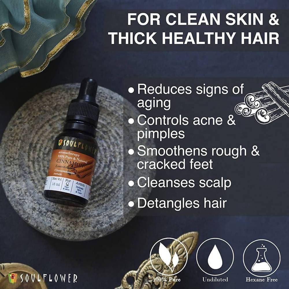 Soulflower Cinnamon Essential Oil | Grocsy