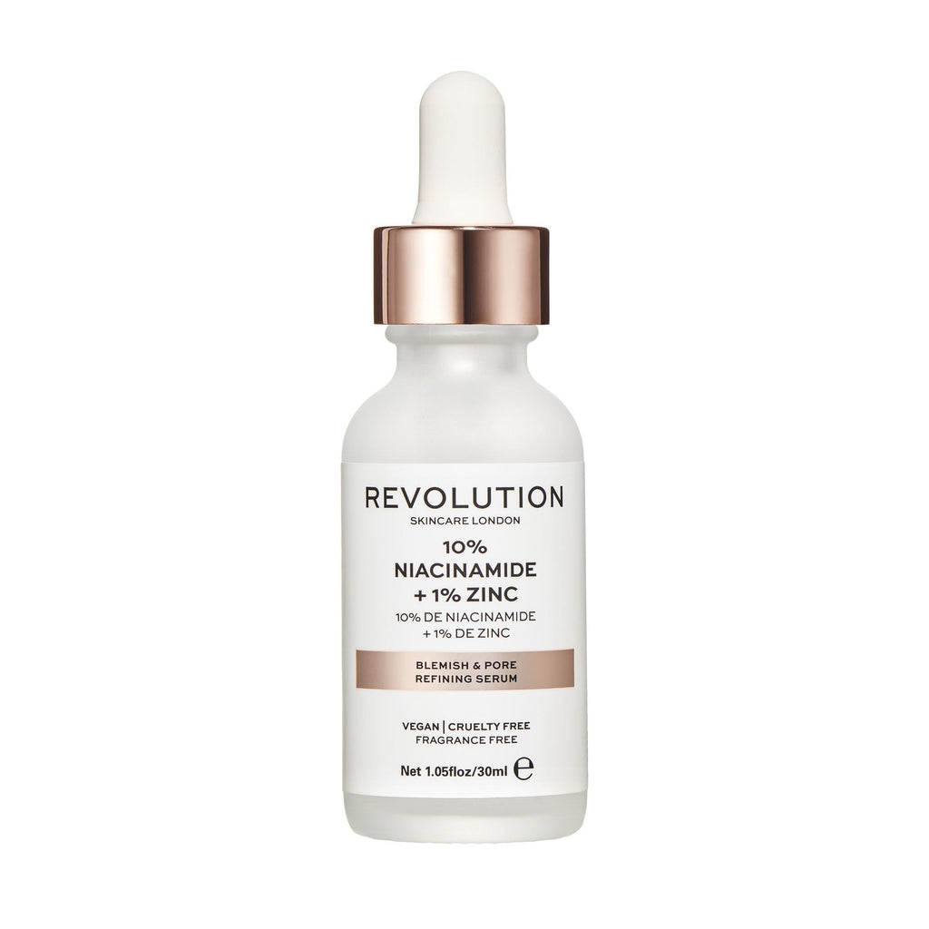 Makeup Revolution Skincare Blemish and Pore Refining Serum - 10% Niacinamide + 1% Zinc | Grocsy