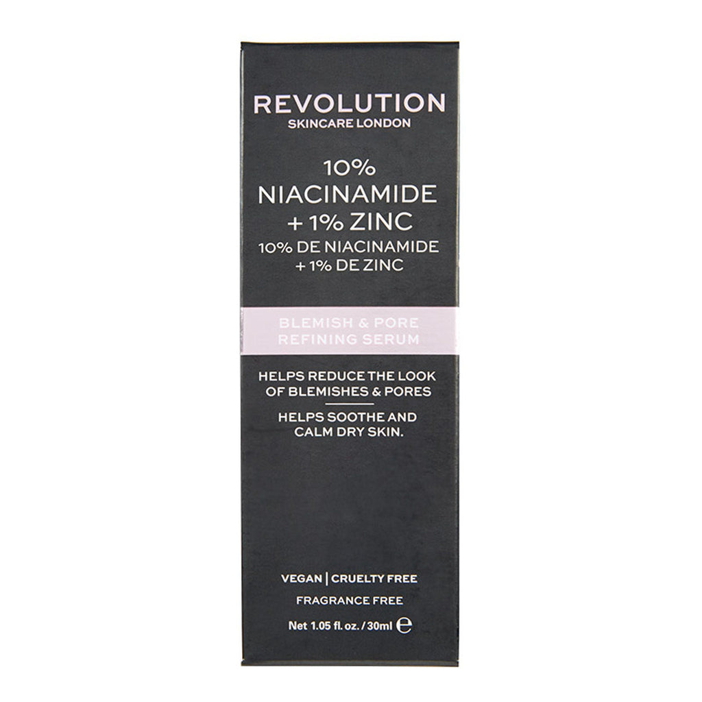 Makeup Revolution Skincare Blemish and Pore Refining Serum - 10% Niacinamide + 1% Zinc | Grocsy