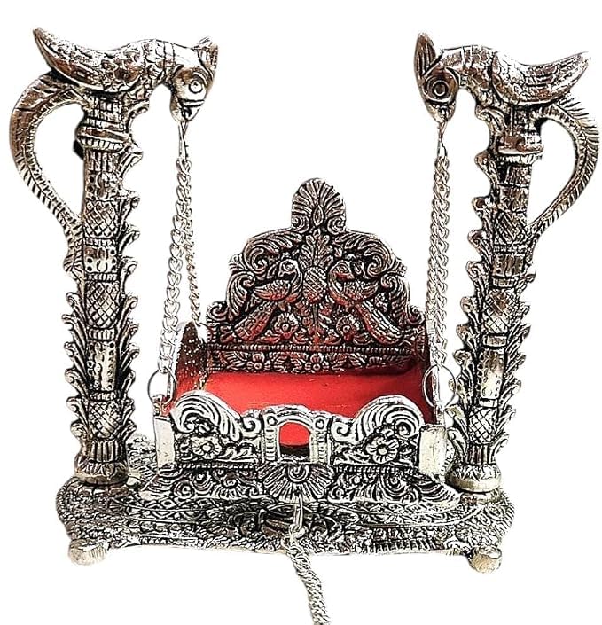 Partish Laddu Gopal Metal Jhula l Krishna Jhula for Ladoo Gopal Ji | Grocsy