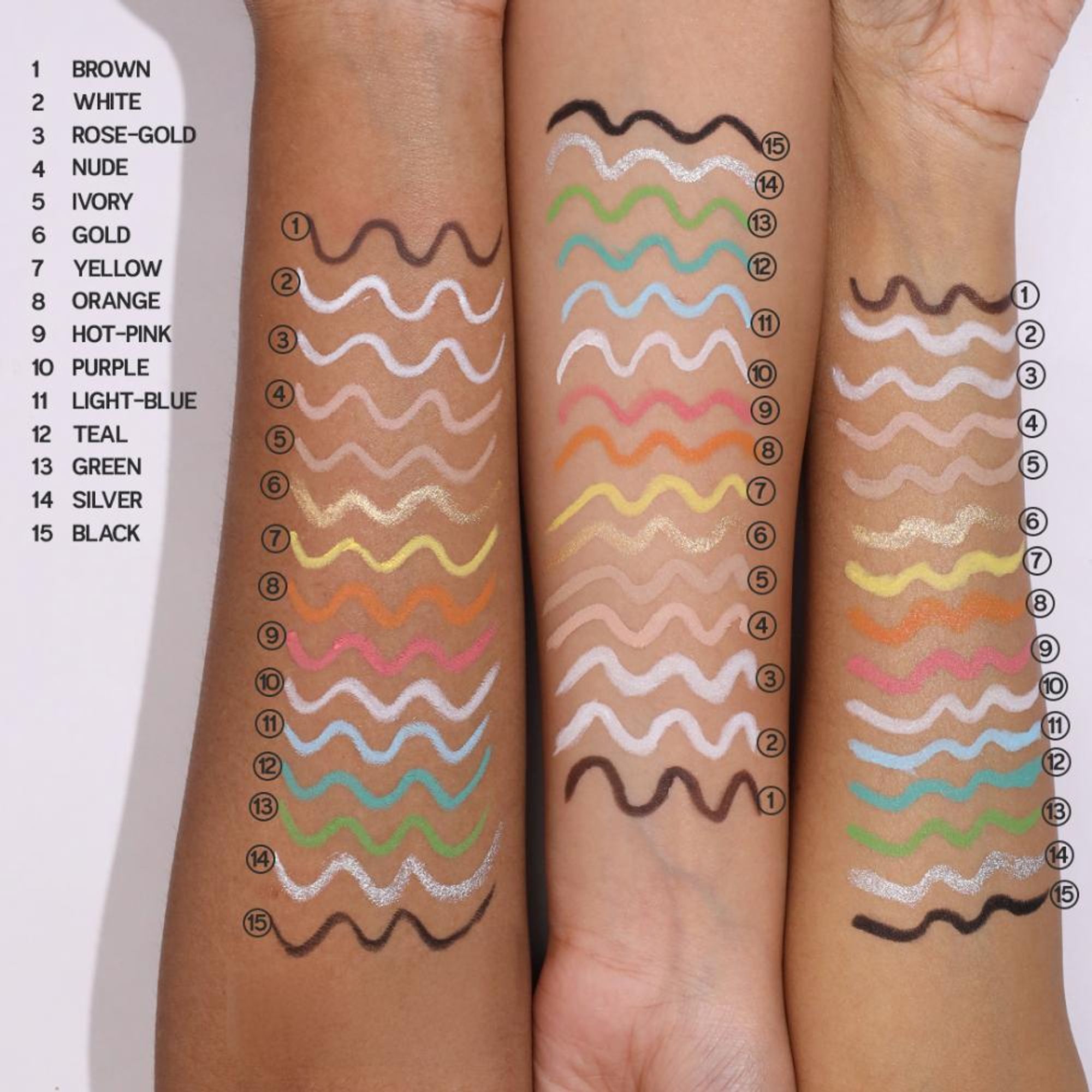 Makeup Revolution Streamline Waterline Eyeliner Pencil-Ultra Creamy Smudge Proof Smokey Looks - Brown | Grocsy