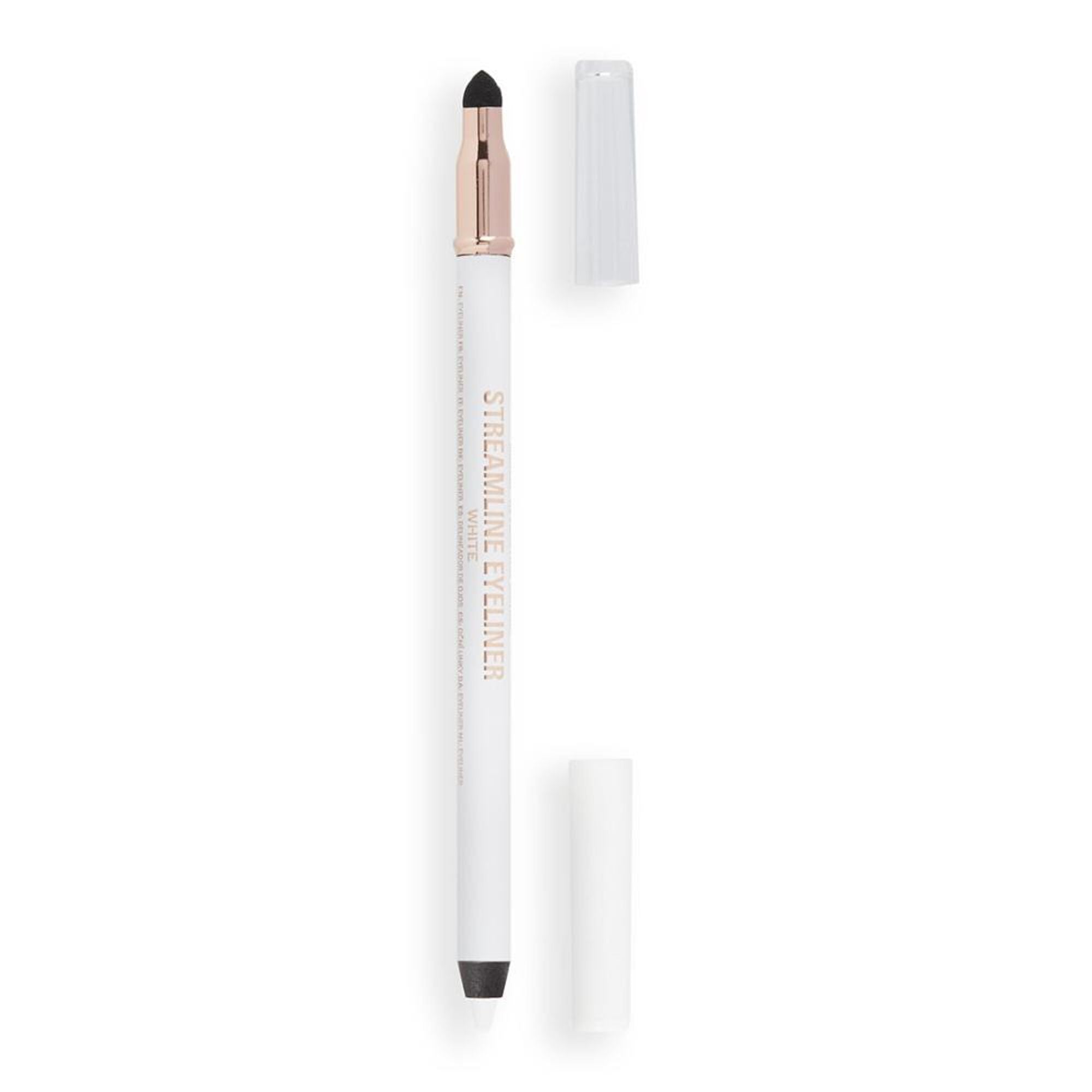Makeup Revolution Streamline Waterline Eyeliner Pencil-Ultra Creamy Smudge Proof Smokey Looks - White | Grocsy